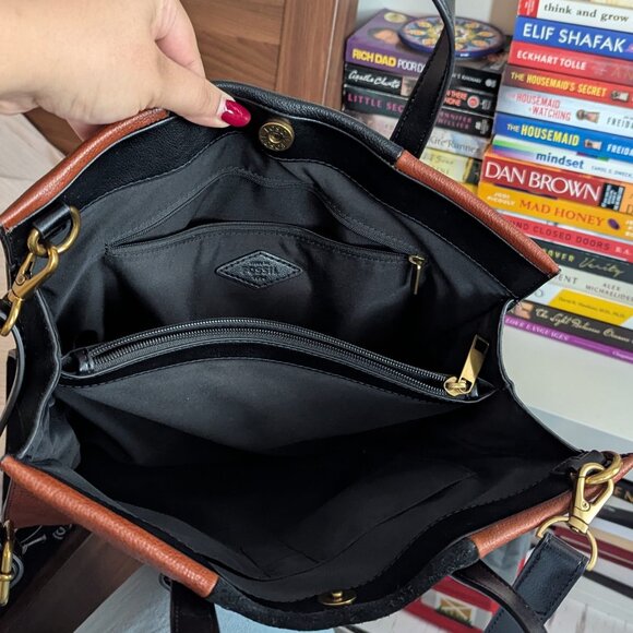 FOSSIL LEATHER BAG - Picture 2 of 5